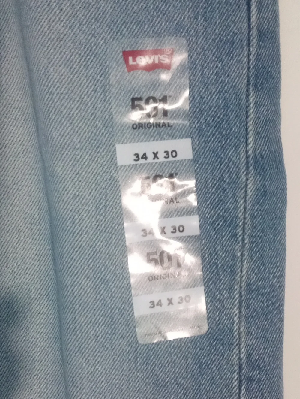 Men's Levi's 501 Straight Jeans 34 X 30